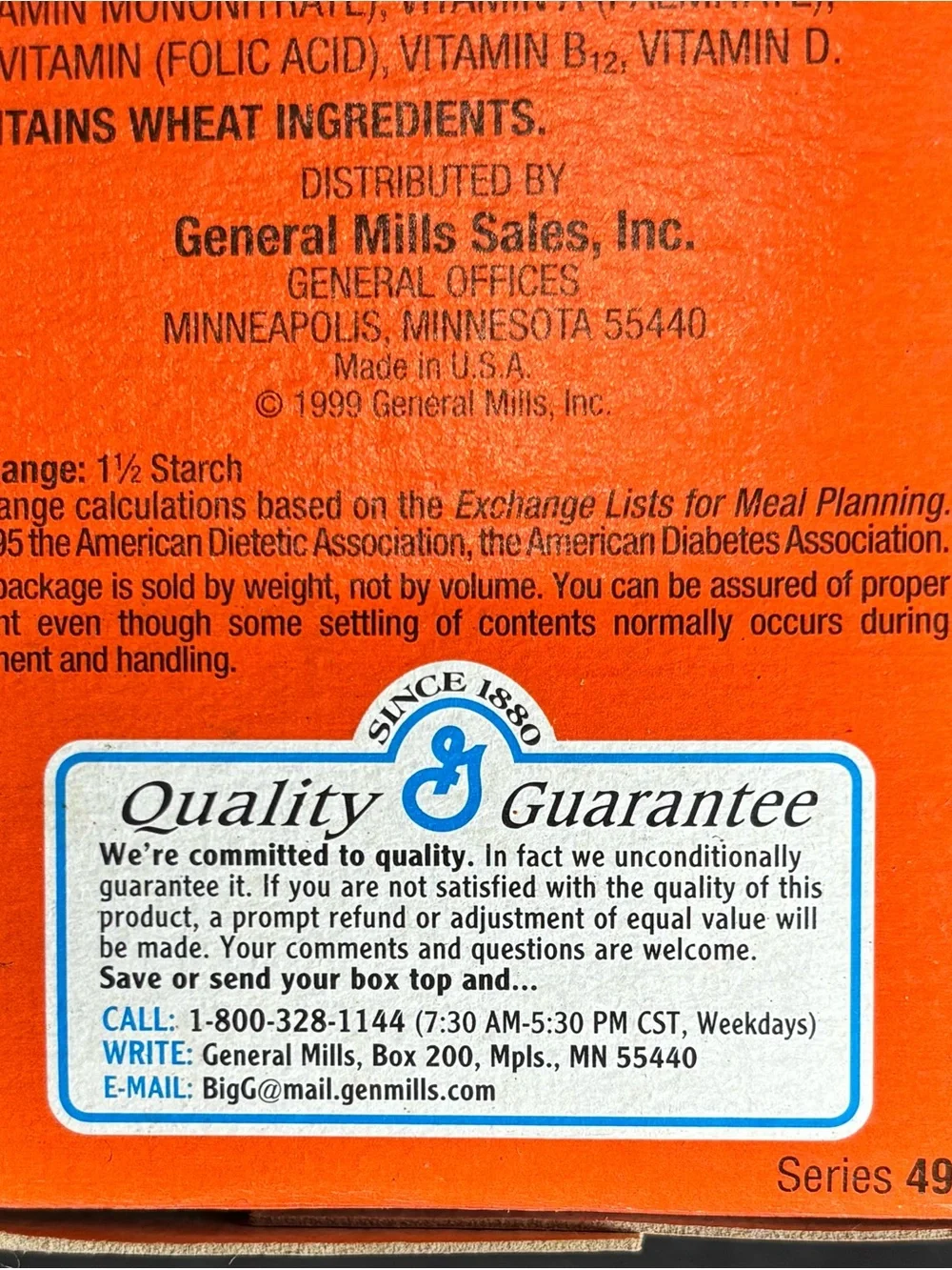 General Mills Wheaties 75 Years of Champions 1998 Tiger Woods Commemorative Box
